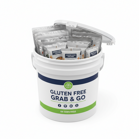 84 Serving Gluten Free Grab and Go Bucket