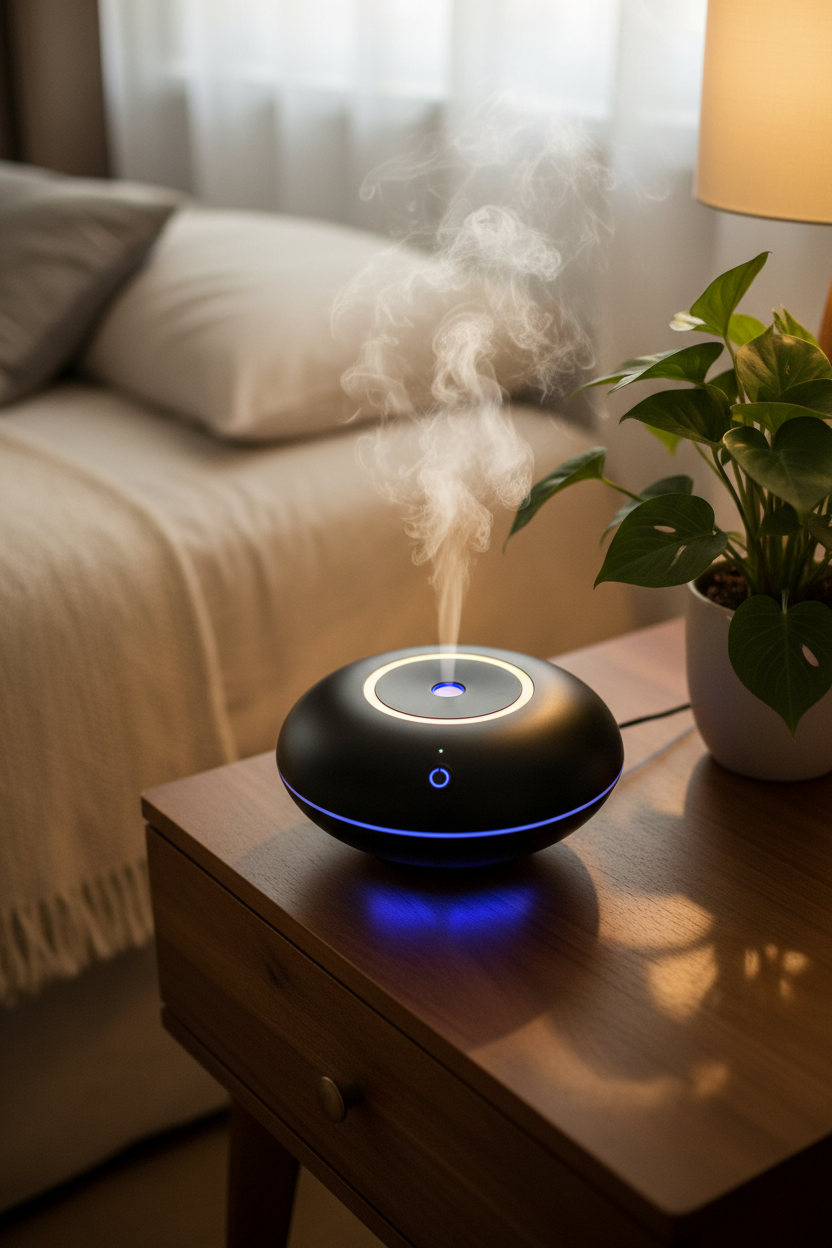 New UFO Raindrop Humidifier Water Drop Air Humidifier USB Aromatherapy Essential Oils Aroma Air Diffuser Household Mist Maker Home Decor