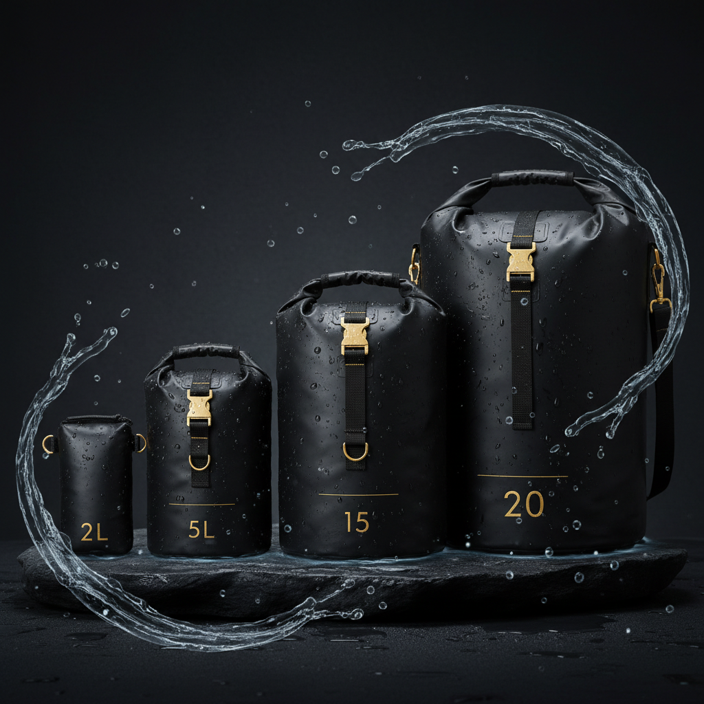 Dry Bag for Kayaking Waterproof 2L/5L/10L/15L/20L, Small Dry Sack Waterproof Bag for Boating