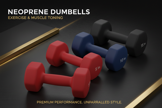Neoprene Dumbbell Hand Weights for Exercise and Muscle Toning